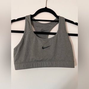 Nike Grey Sports Bra Medium